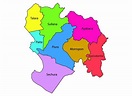 Mapa de Piura | Mapa de Piura con sus provincias para COLOREAR