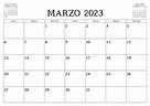 Plantilla De Calendario Marzo 2023 - IMAGESEE