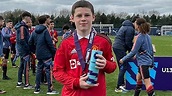 Wayne Rooney’s son Kai, 13, follows in dad’s footsteps as he scores in ...