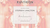 Stephen Langton Biography - 13th-century Archbishop of Canterbury ...