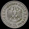 Germany 1936 Silver 5 Reichsmark