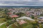 Parklandschaft Sochaczew, Polen, Entwicklungskonzept für das Ufergebiet ...