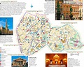 Plan et carte touristique de Brussels : attractions et monuments de ...