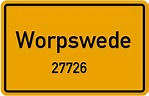 27726 Worpswede Straßenverzeichnis: Alle Straßen in 27726