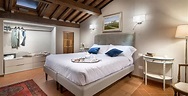 Stay in the spacious Leopoldina room at Villa Casagrande