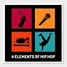 4 Elements Of Hip Hop Emcee DJ BBoy Graffiti Vintage by qucin | Hip hop ...