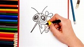 Como dibujar un Mosquito paso a paso. How to draw a mosquito #2 - YouTube
