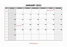 2021 Calendar Printable With Lines Free Letter Templates - Gambaran