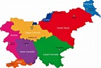Slovenia Map of Regions and Provinces - OrangeSmile.com