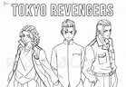 Tokyo Revengers Coloring Pages | New Pictures Free Printable