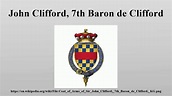 John Clifford, 7th Baron de Clifford - YouTube