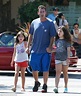 Adam Sandler in a large straw hat at Malibu Fair with wife Jackie and ...