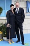 Stellan Skarsgard and wife Megan Everett premiere "Mamma Mia 2" July 2018