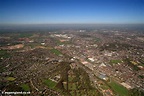 aeroengland | aerial photograph of Newcastle under Lyme Staffordshire ...