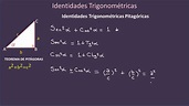 Identidades Trigonométricas Pitagóricas - YouTube