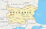 Mapa de Bulgaria - Mapa Físico, Geográfico, Político, turístico y Temático.