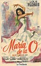 COLECCIÓN DE CARTELES ANTIGUOS DE CINE- María de la O, 1958, con Lola ...