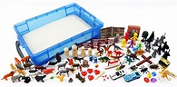 Play Therapy Sand Tray Basic Portable Starter Kit with Tray, Sand, and ...