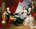 George Washington and his Family. art by Edward Savage 1799 : r/MURICA
