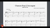 Chanson Pour L'Auvergnat - Guitar Pro Tab - YouTube