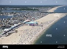 Vue aérienne de la plage de Point Pleasant, New Jersey Photo Stock - Alamy