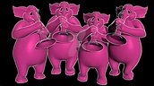 Pink Elephants from Dumbo by MoodyTheCat on DeviantArt