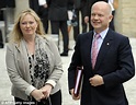 William Hague's wife Ffion joins him in public for first time since ...