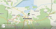 Przemków - mapa szlaków turystycznych | mapa-turystyczna.pl