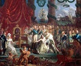 Allegoria del ritorno dei Borboni il 24 aprile 1814: Luigi XVIII ...