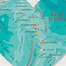 west indies map heart print by bombus | notonthehighstreet.com