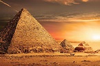 Pirâmide de Quéops, um dos maiores monumentos construído da história