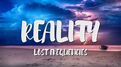 Lost Frequencies - Reality (Lyrics) feat Janieck Devy - YouTube