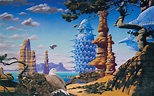 Roger Dean art | Roger dean, Fantasy landscape, 70s sci fi art