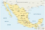 Mapa de ciudades de México - OrangeSmile.com