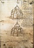 Studies of central plan buildings - Leonardo da Vinci - WikiArt.org ...