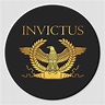 invictus logo classic round sticker | Zazzle.com