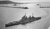 HMS Duke of York, with two other King George V class Battleships in the ...