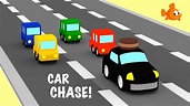 CAR CHASE #3- Cartoon Cars Compilation - Cartoons for kids - Videos for ...
