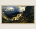 Samsung Frame TV Art, Albert Bierstadt - A Storm in the Rocky Mountains ...