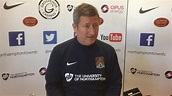 David Kerslake is looking forward to the visit of Oxford United - YouTube