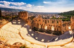 Ancient Theatre In Athens - Odeon of Herodes Atticus