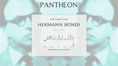 Hermann Bondi Biography - Austrian-British mathematician and ...