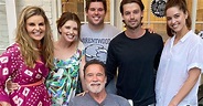 Arnold Schwarzenegger celebrates birthday with Maria Shriver and kids
