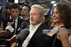 Director Ridley Scott and wife Felicity Heywood attend "The Martian ...