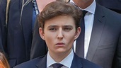 Donald Trump's youngest son Barron, 17, towers above his father in new ...