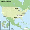 Karte Greenville von ortslagekarte-usa - Landkarte für die USA