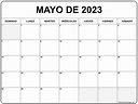 mayo de 2023 calendario gratis | Calendario mayo