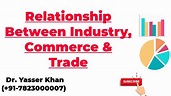 Relationship Between Industry, Commerce And Trade - YouTube