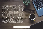 Quote Success Hard Work 20 Quotes About Hard Work When You Need ...