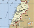 Map of Lebanon and geographical facts, Where Lebanon is on the world ...